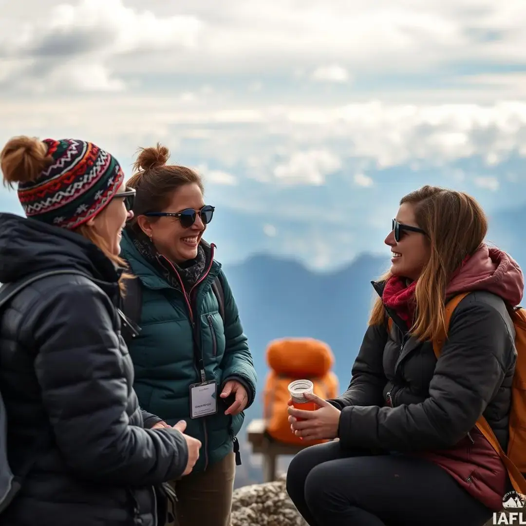 Women sharing experiences, empowerment, and connection at the summit.